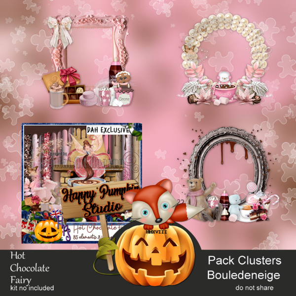 EXCLUSIVE HPS Hot Chocolate Fairy Cluster Frames
